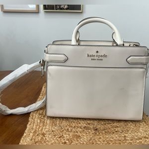 *NEW* Kate Spade Pebble White Leather Purse